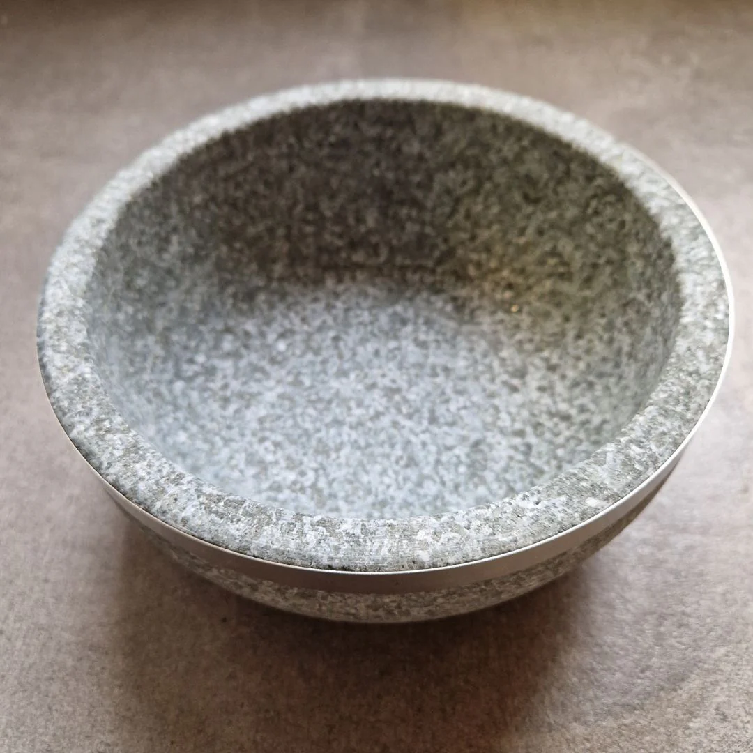 Bol en pierre bibimbap - 18cm - Image 3