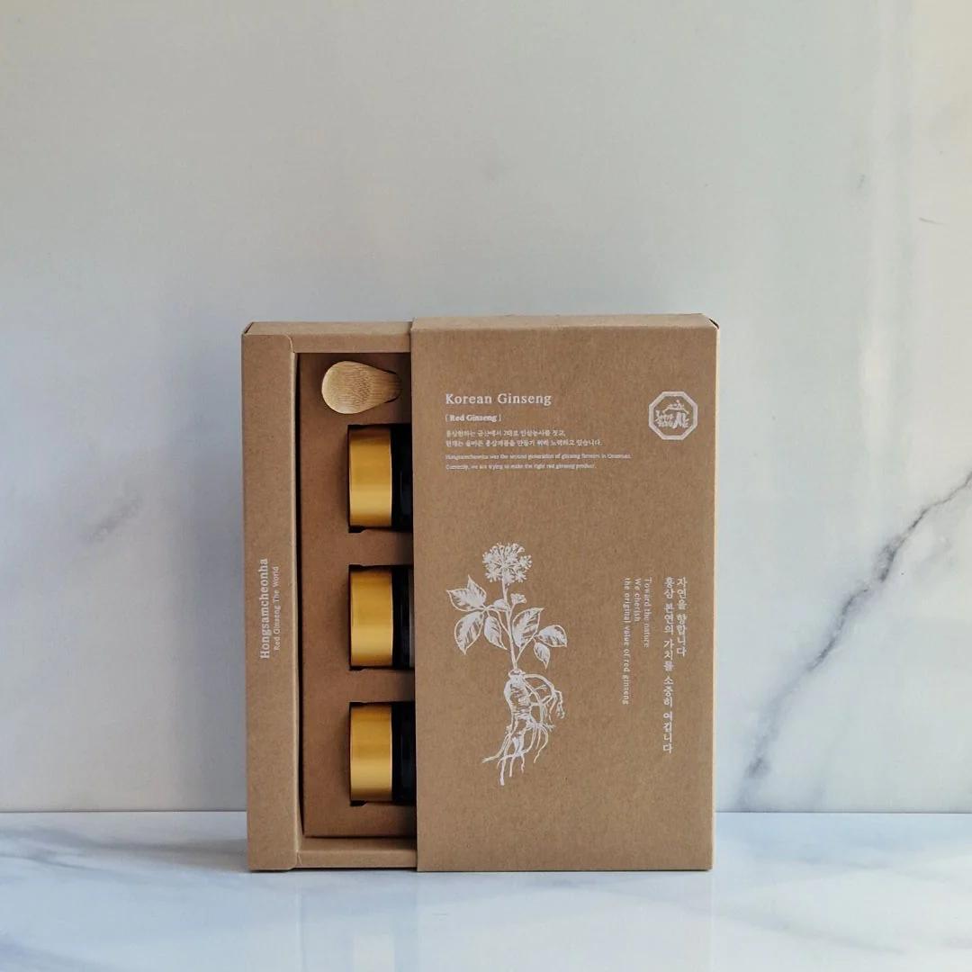 Coffret extrait de Ginseng Rouge Concentré – Hongsamcheonha – 150 g (3x50g) - Image 3