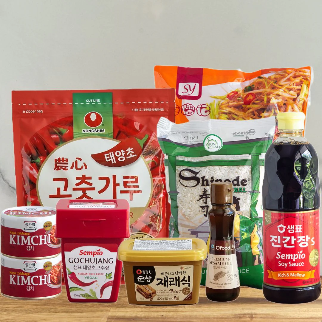 Kit - Les ingrédients indispensables de la cuisine coréenne