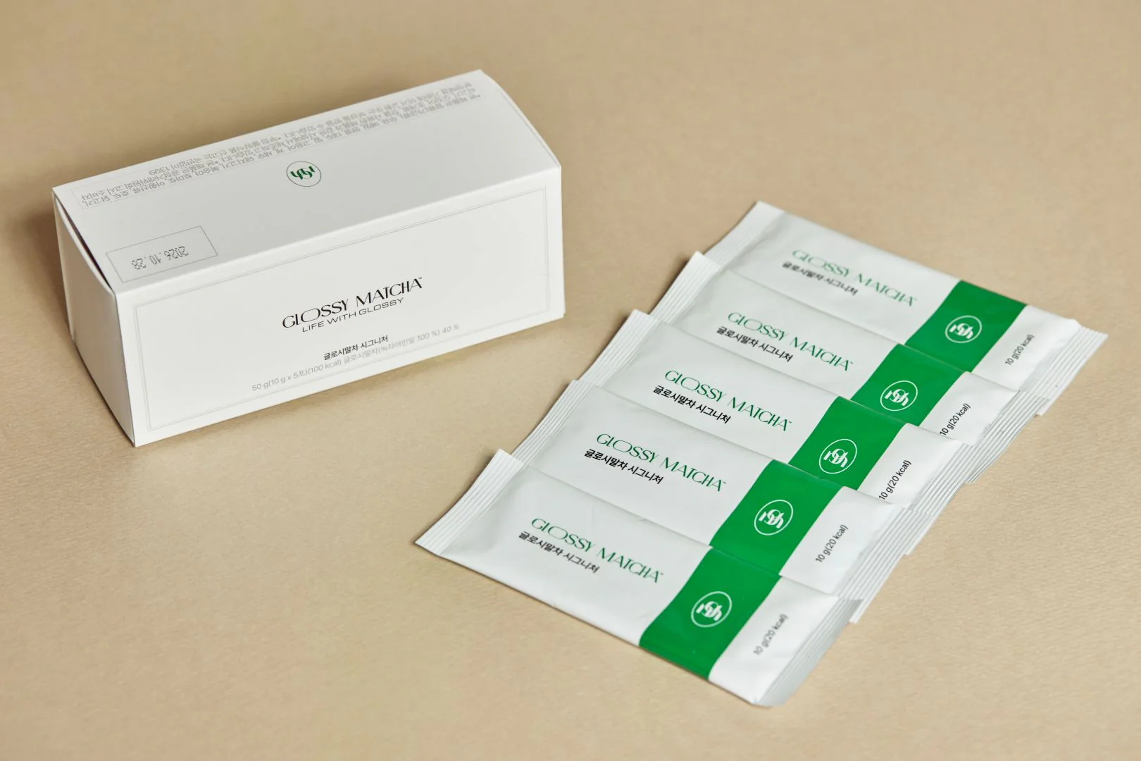 Poudre de Matcha Latte – Glossy Matcha de Jeju (5 sticks) - Image 4