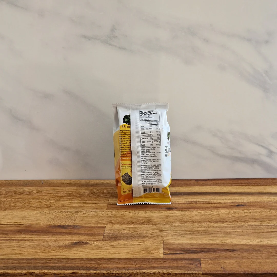 Pack chips d'algues au sésame - 3x5g - Image 3