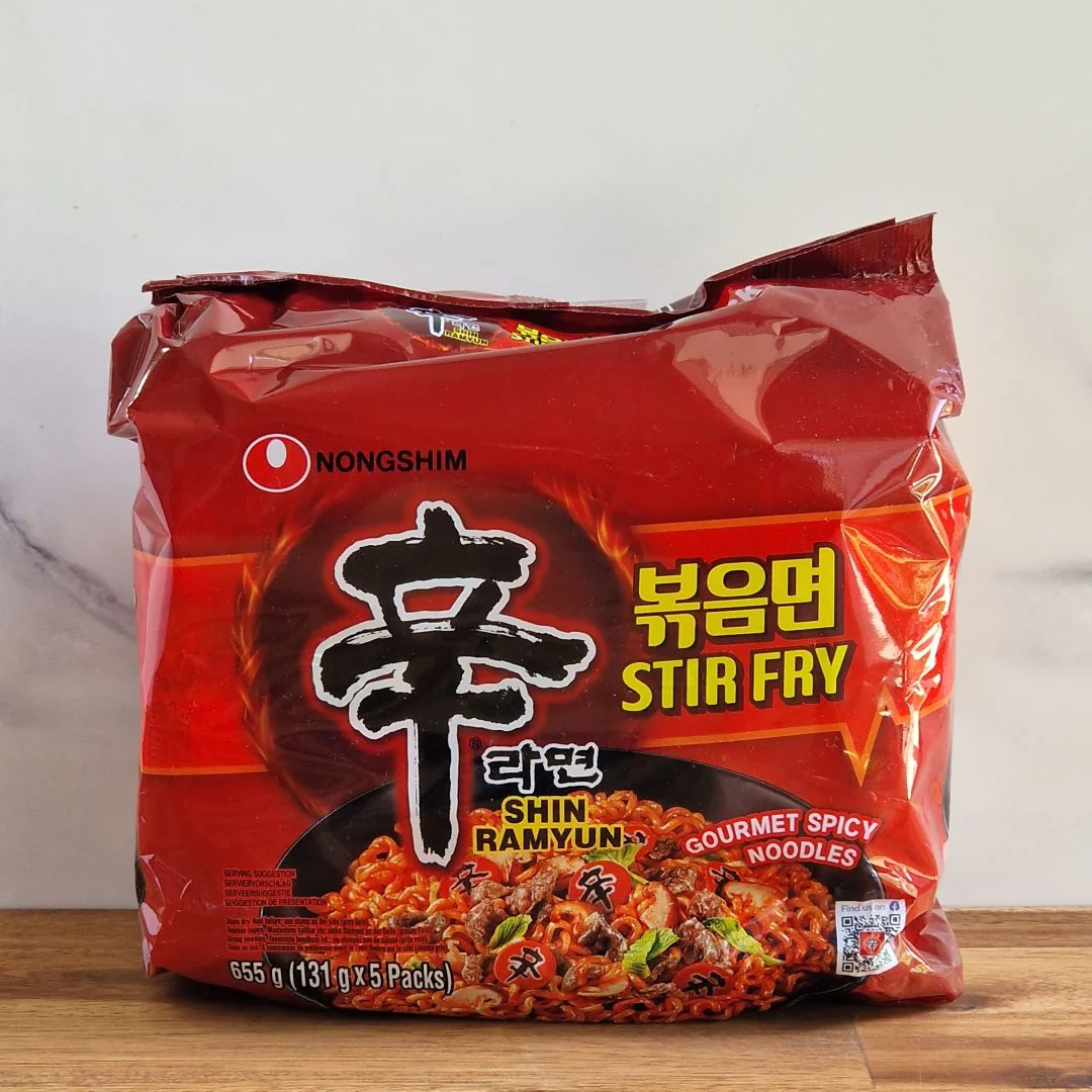 Pack de 5 ramen sautés Shin